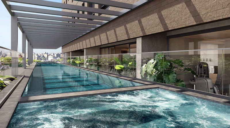 Piscina com Raia